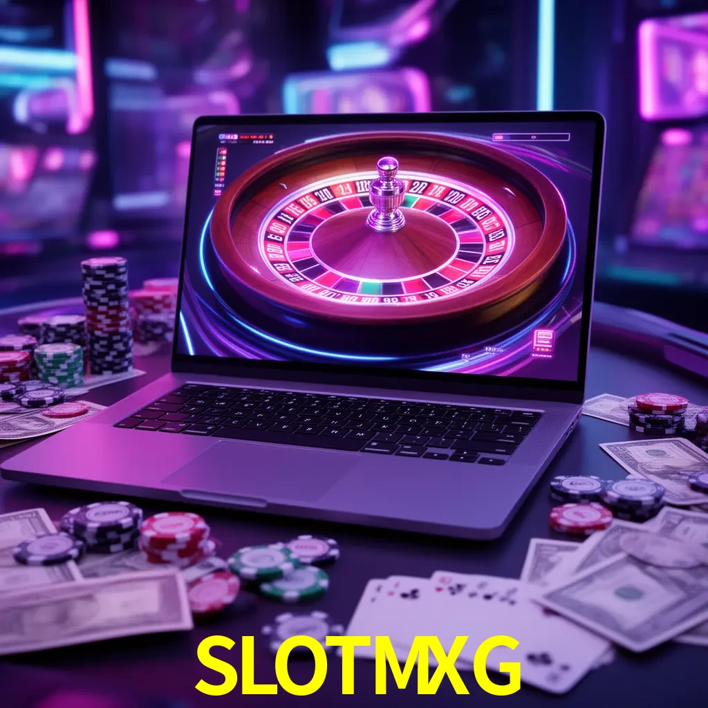 Centro móvil SLOTMXG con casino, cajero, bonos, app y acceso de cuenta para México